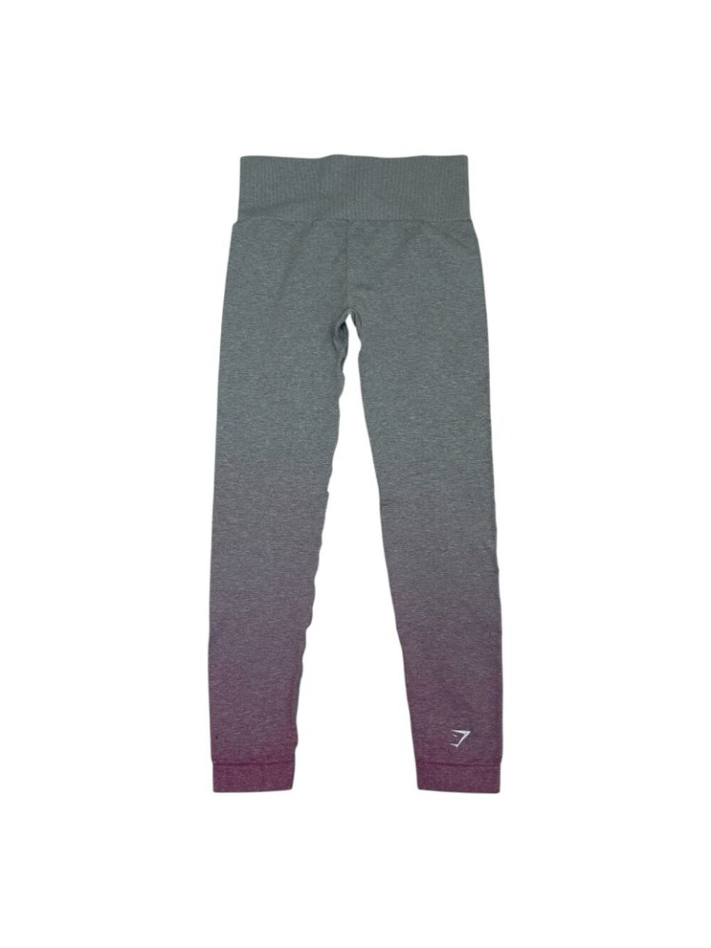 Gymshark Ombre Seamless Leggings Women’s Size S Gray Cropped Workout Gym - Picture 2 of 12